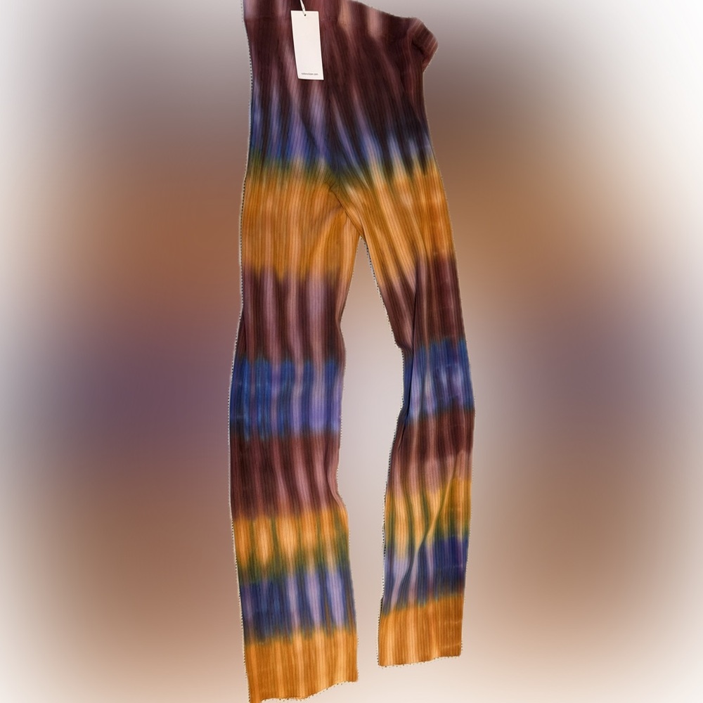 Cotton Citizen Tie-Dye Women's straight leg Pants Small NWT $175 - Picture 5 of 5